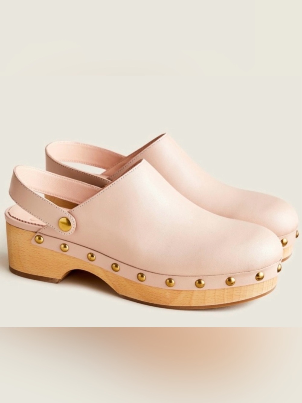 J.‎ Crew Women’s Leather Clogs, Size 8 1/2